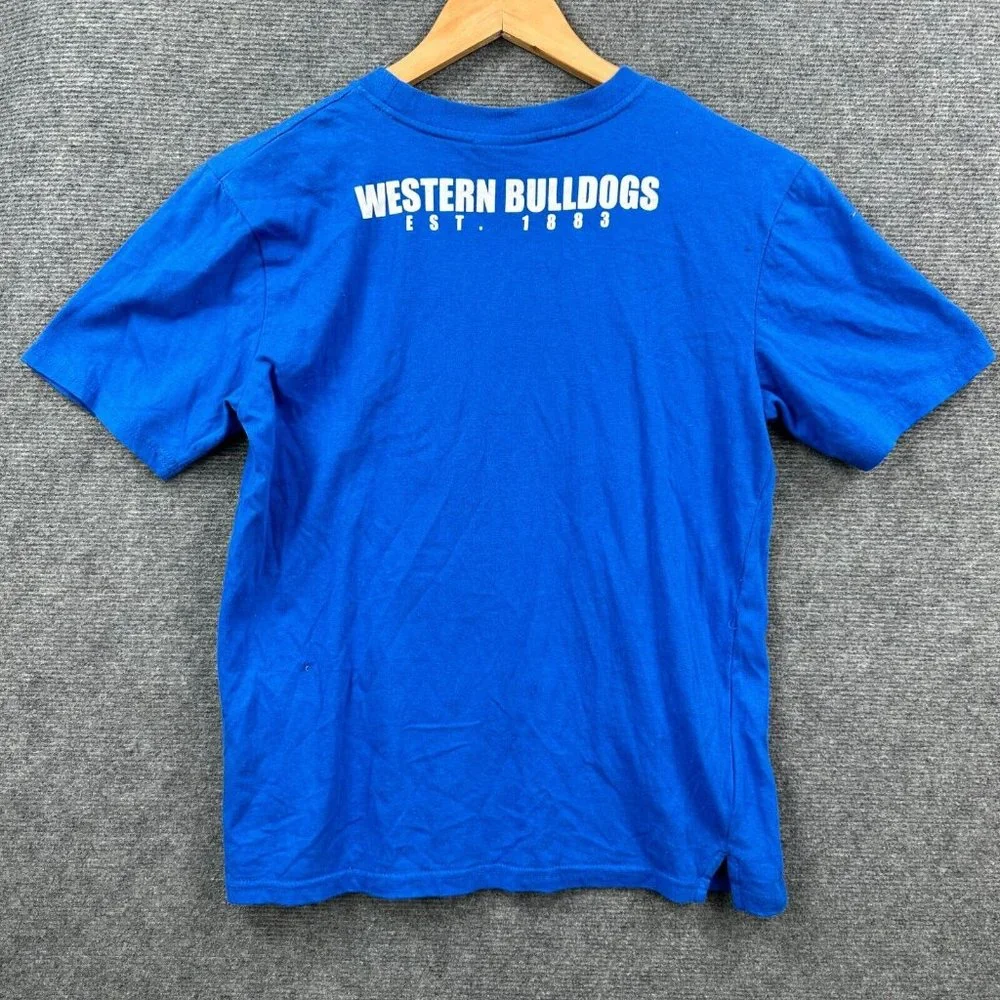 Western Bulldogs AFL Shirt Boy 14 Blue Sports Football Footy Tee Tshirt Printed - Picture 7 of 11